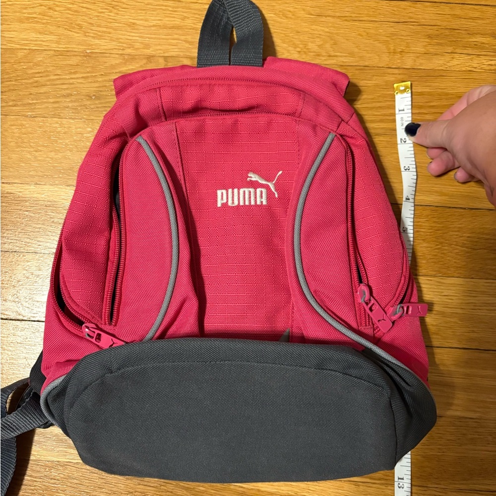 Puma women’s pink/gray mini backpack